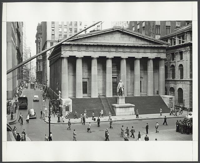Federal Hall and Wall Street